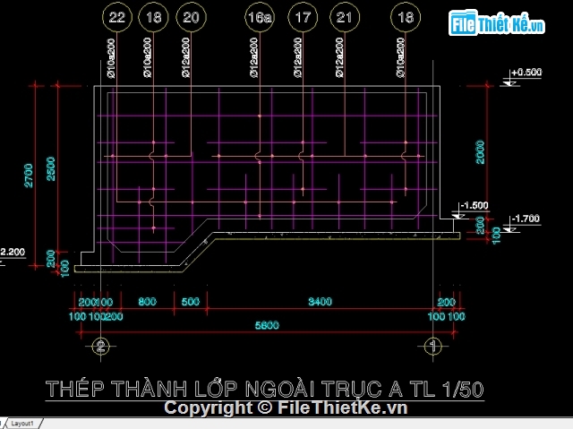 Bản vẽ,Bản vẽ autocad,bể nổi,bể nước ngầm